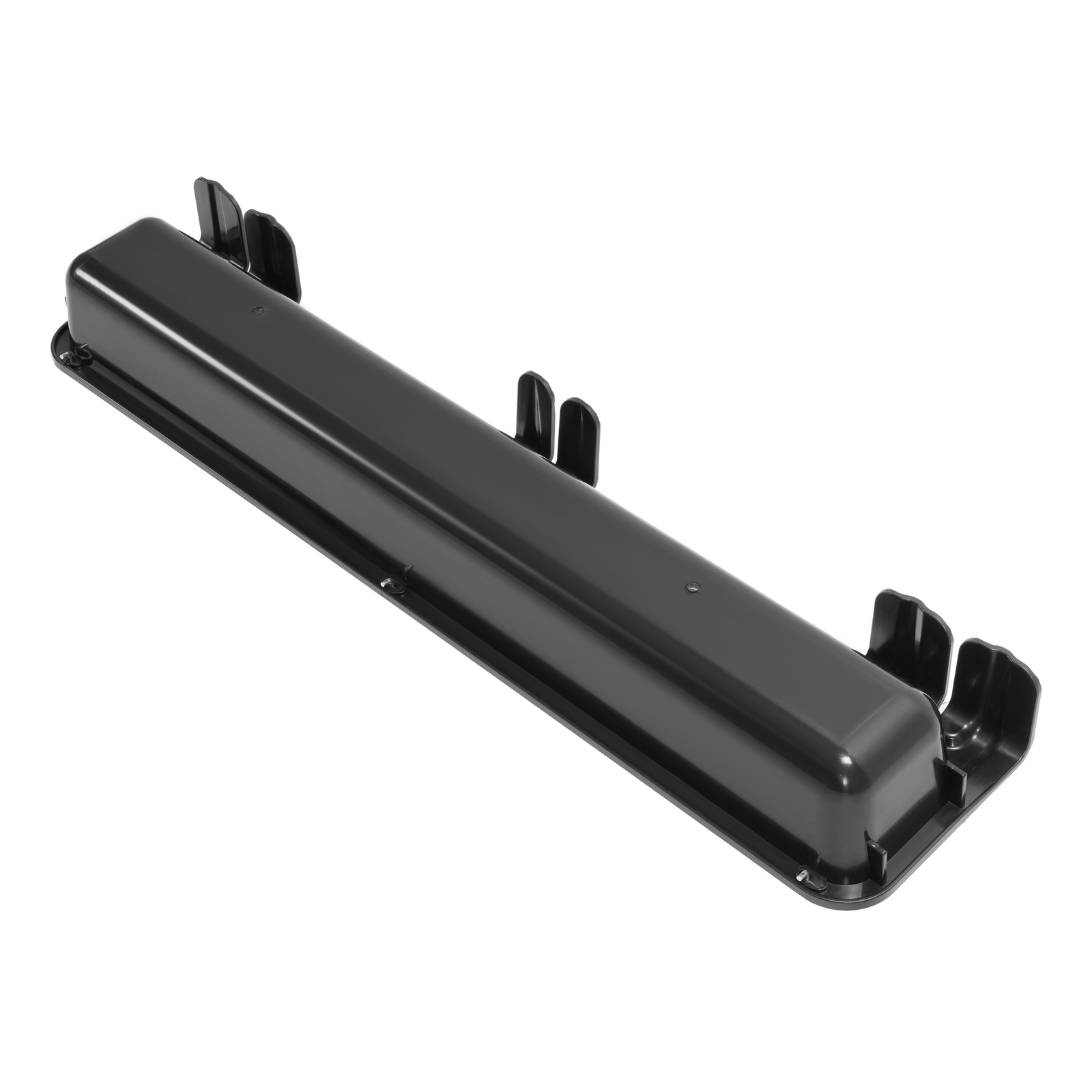 2 Pack Black Hook Over Goat Trough 9 Quart Livestock Feeder For Sheep Alpaca