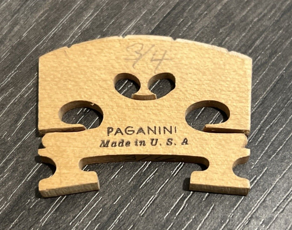 Paganini 3/4 Violin Bridge - USA
