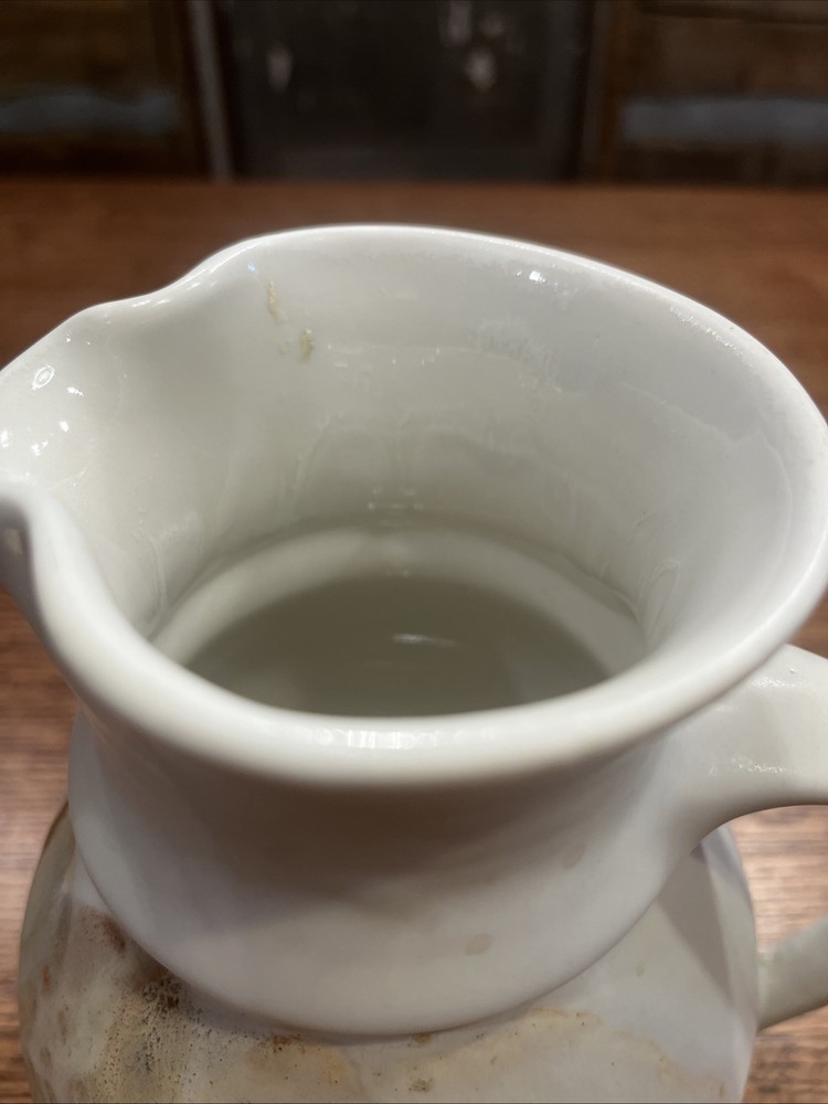 Handcrafted Studio Pottery Pitcher Signed By Artist