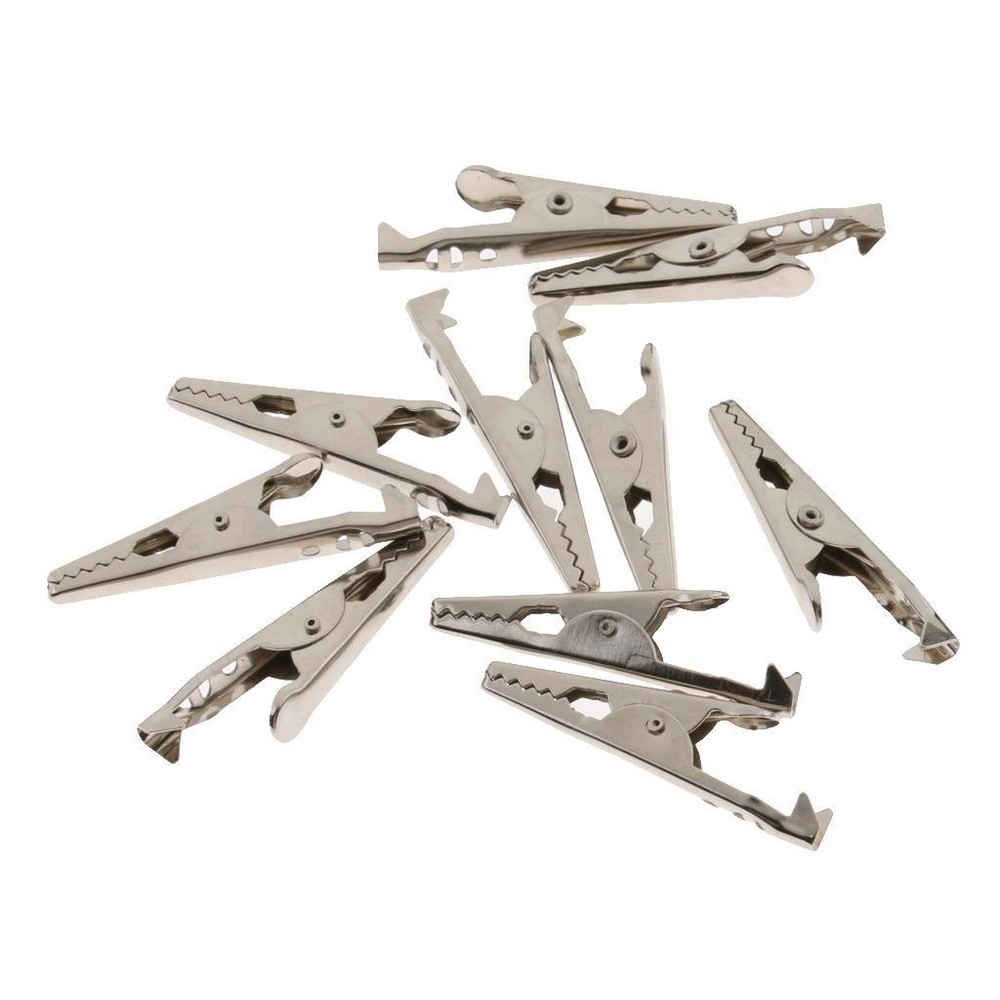 10 Electrical Battery Connectors Alligator Clamps