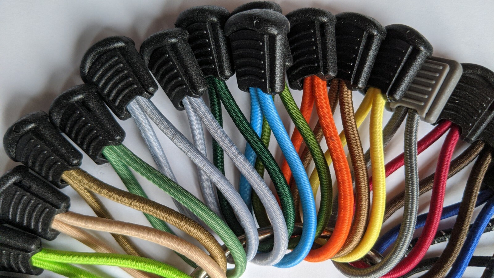 10 Zipper Pulls w/ Bungee Cords Different Colors to Choose Backpacks Luggage etc