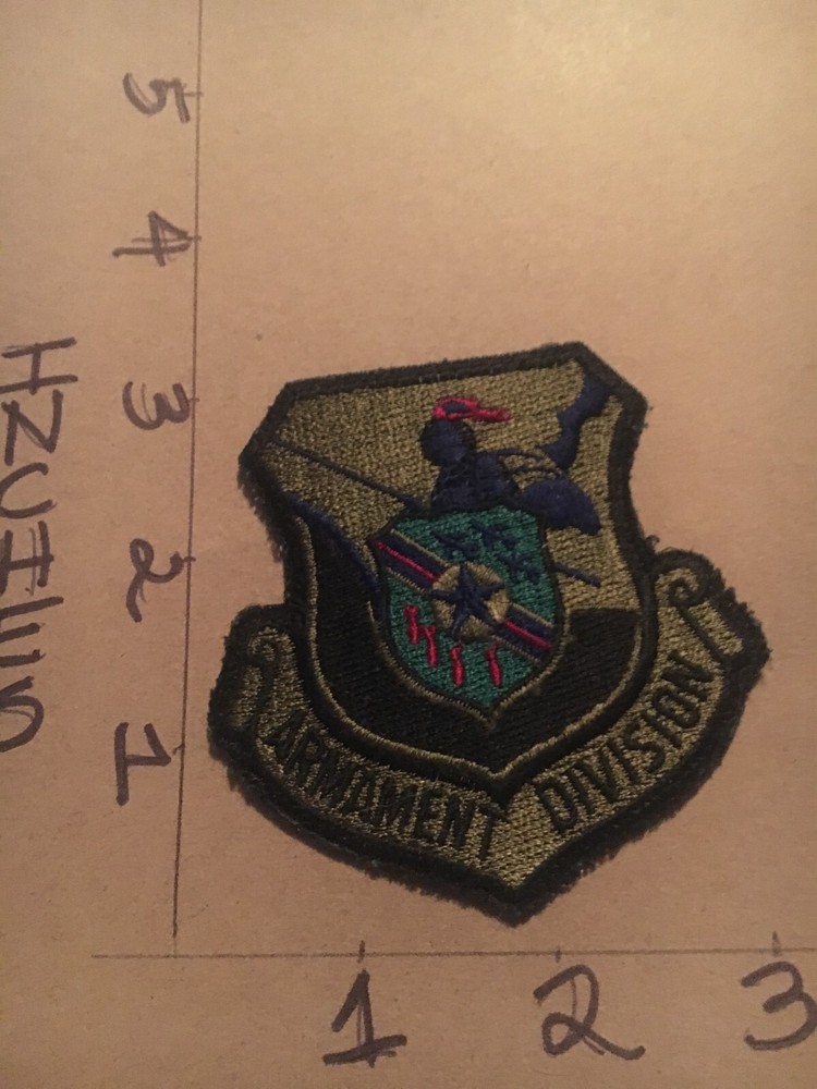 USAF Armament Division Squadron subdued patch 5/15/25