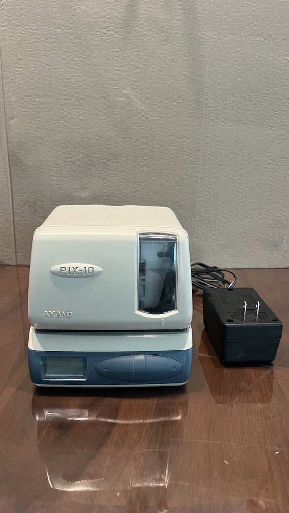 Amano Pix-10 Time Card Punch Clock