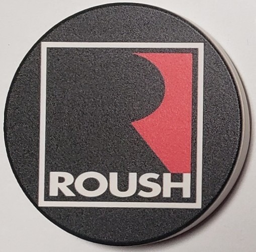Car Coaster - ROUSH R Logo Cup Holder Insert * Mustang Stage 1 2 3 * Ships FREE!