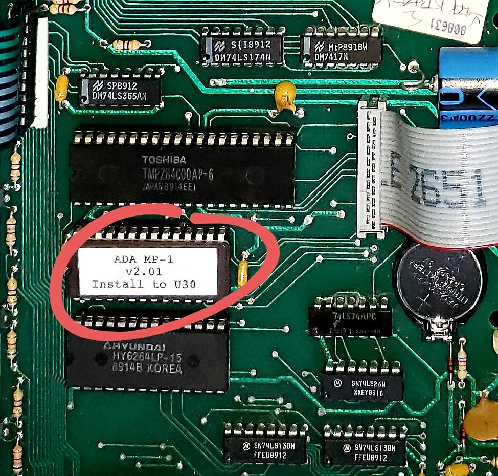 ADA MP-1 version 2.01 Firmware OS Upgrade EPROM chip, SAME DAY SHIPPING