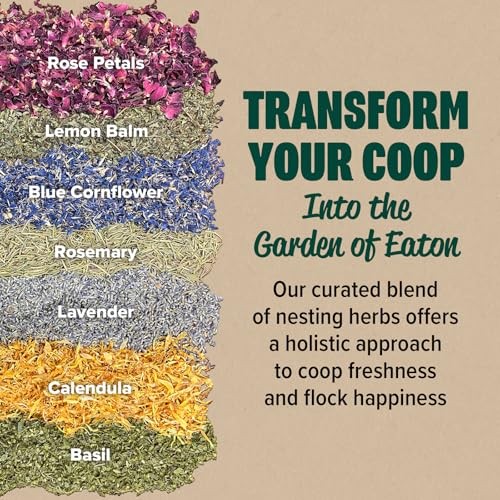 Premium Nesting Herbs, Aromatic Blend for Nesting Boxes & Chicken Coop,
