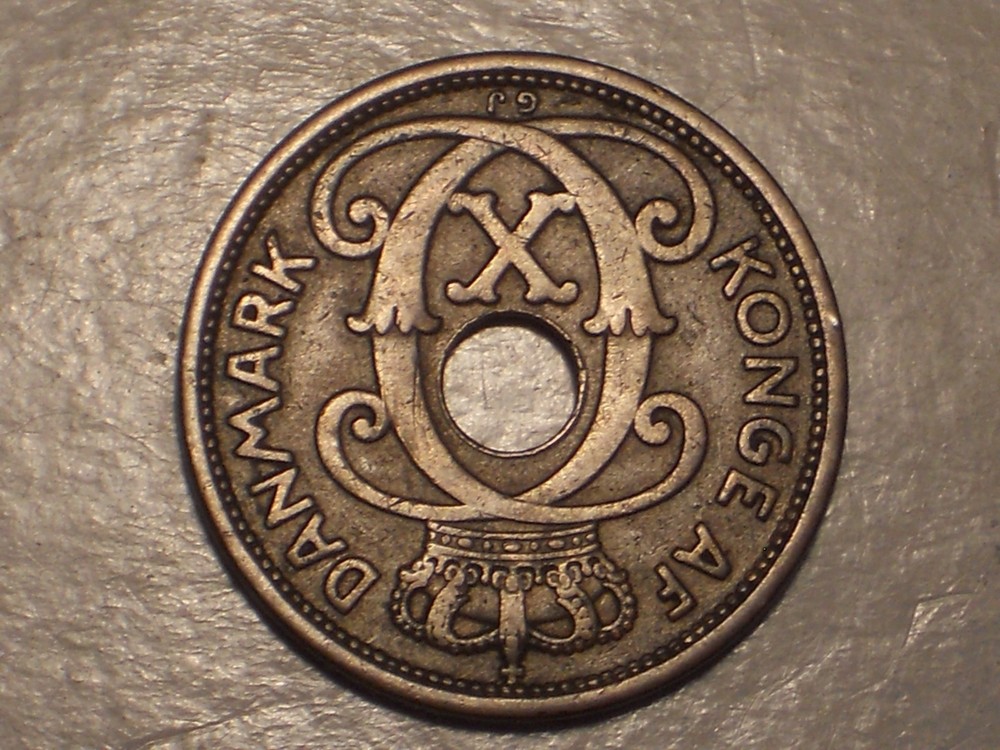 Denmark 1928 5 ORE (VF & Attractive)