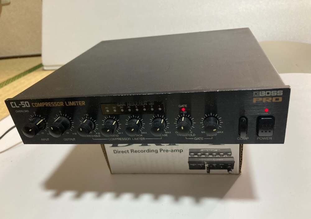 Boss CL-50 Pro Compressor Limiter High performance Half Rack Unit