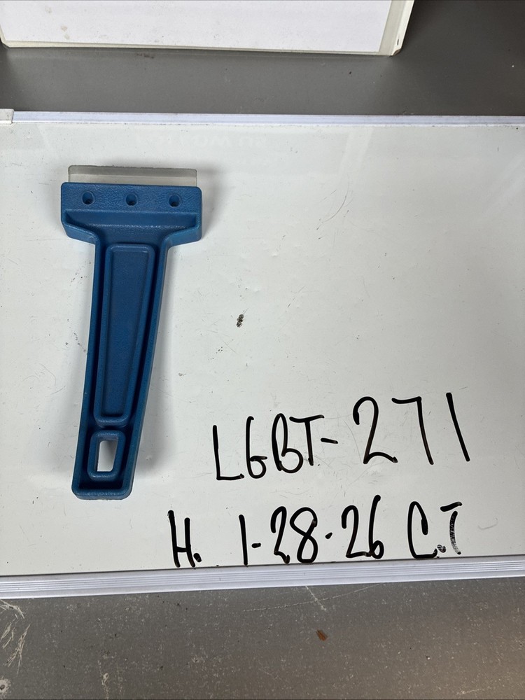 Ice Scraper Tool, 7 Inch Blue Window Ice Scraper With 3 Inch