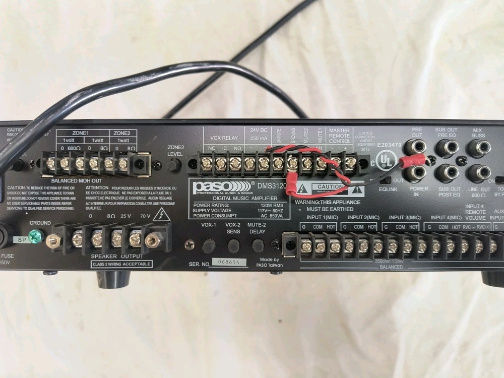 DMS MUDMS 3130 AMPLIFIER