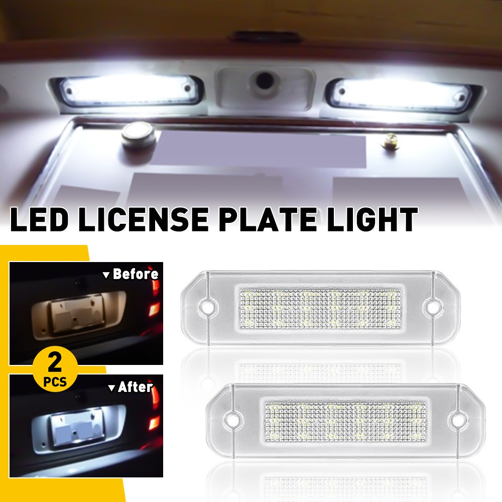 AUXITO 18LED Light License Plate Tag Lamp 6000K Canbus For 1992-2000 Honda Civic