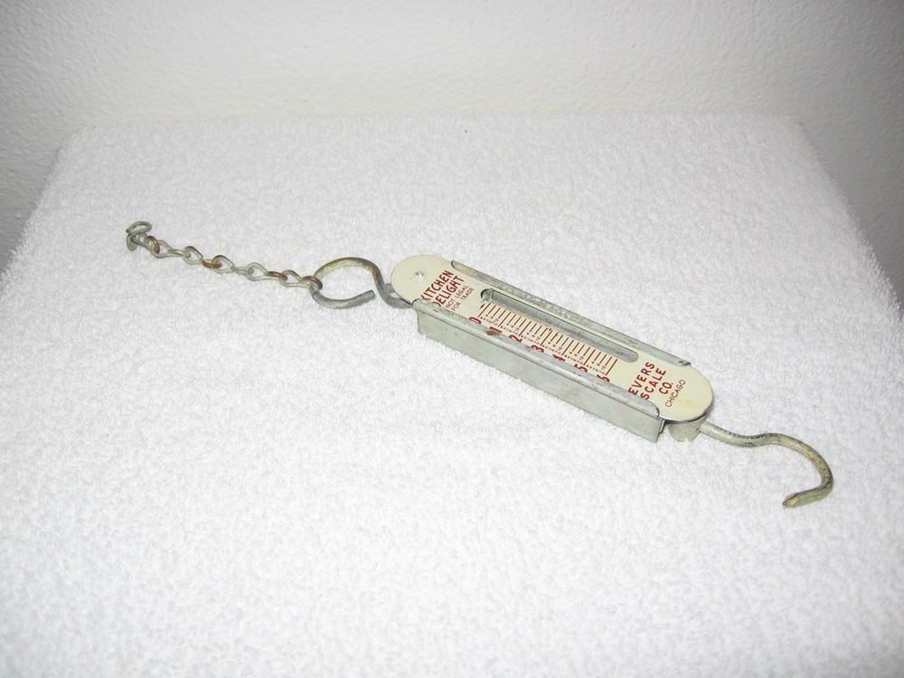VINTAGE KITCHEN DELIGHT EVERS SCALE CO. CHICAGO