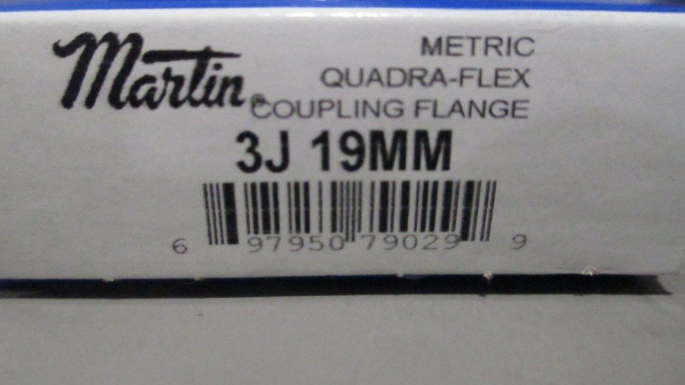 Martin, 3J 19mm, Metric Quadra Flex Coupling Flange