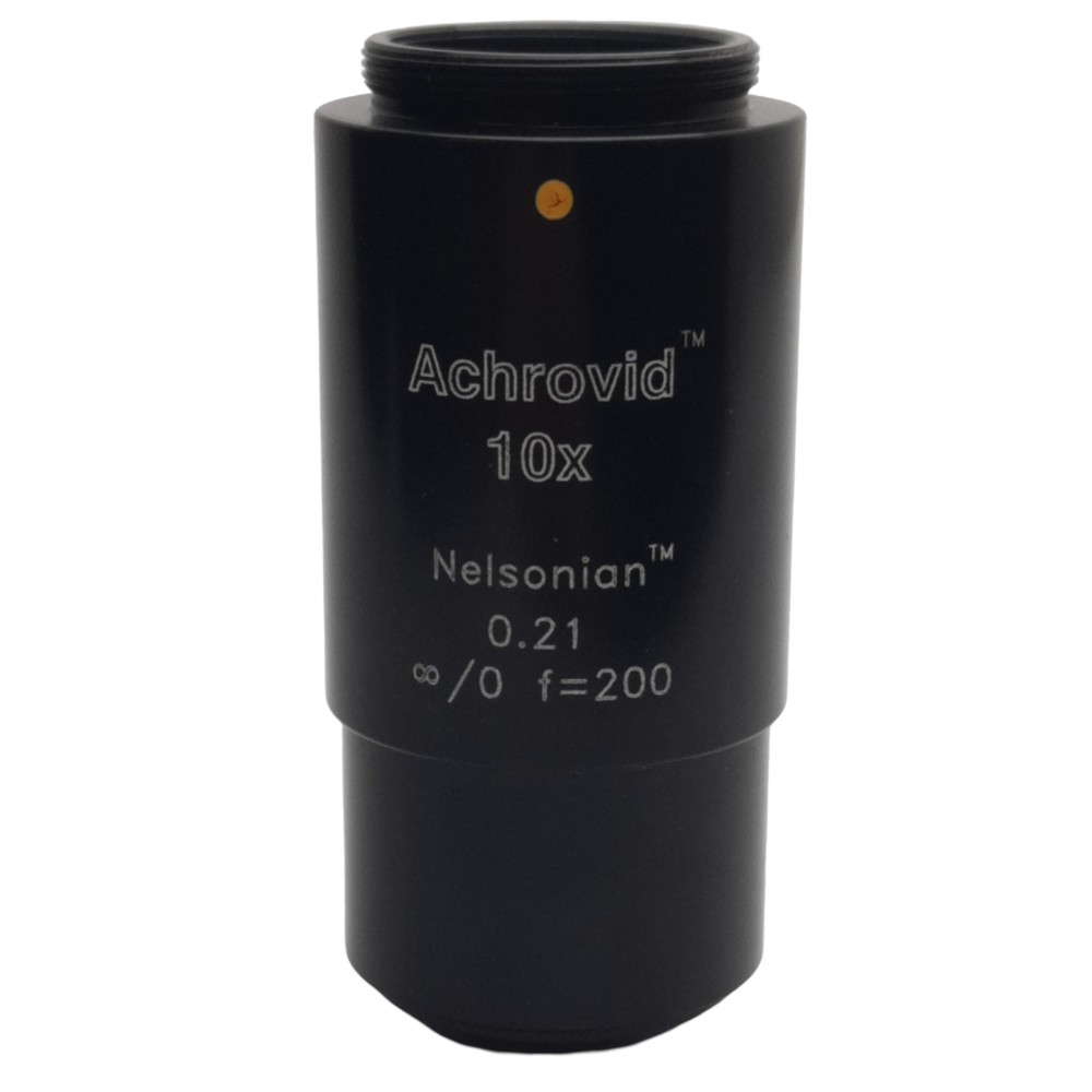 Infinity Achrovid 10x Nelsonian 0.21 Video Microscope Objective, 4.50 μm