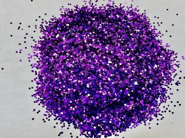 "Royalty" Purple Glitter Medium Cut
