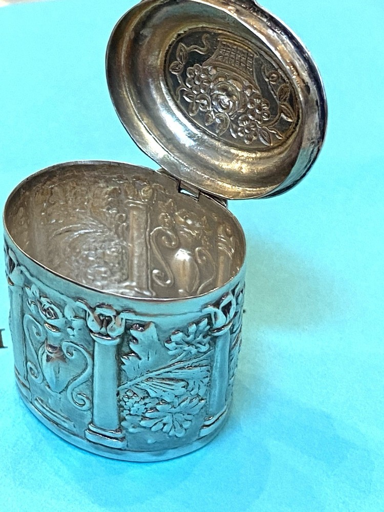 Tiffany&co Sterling Silver Pillbox