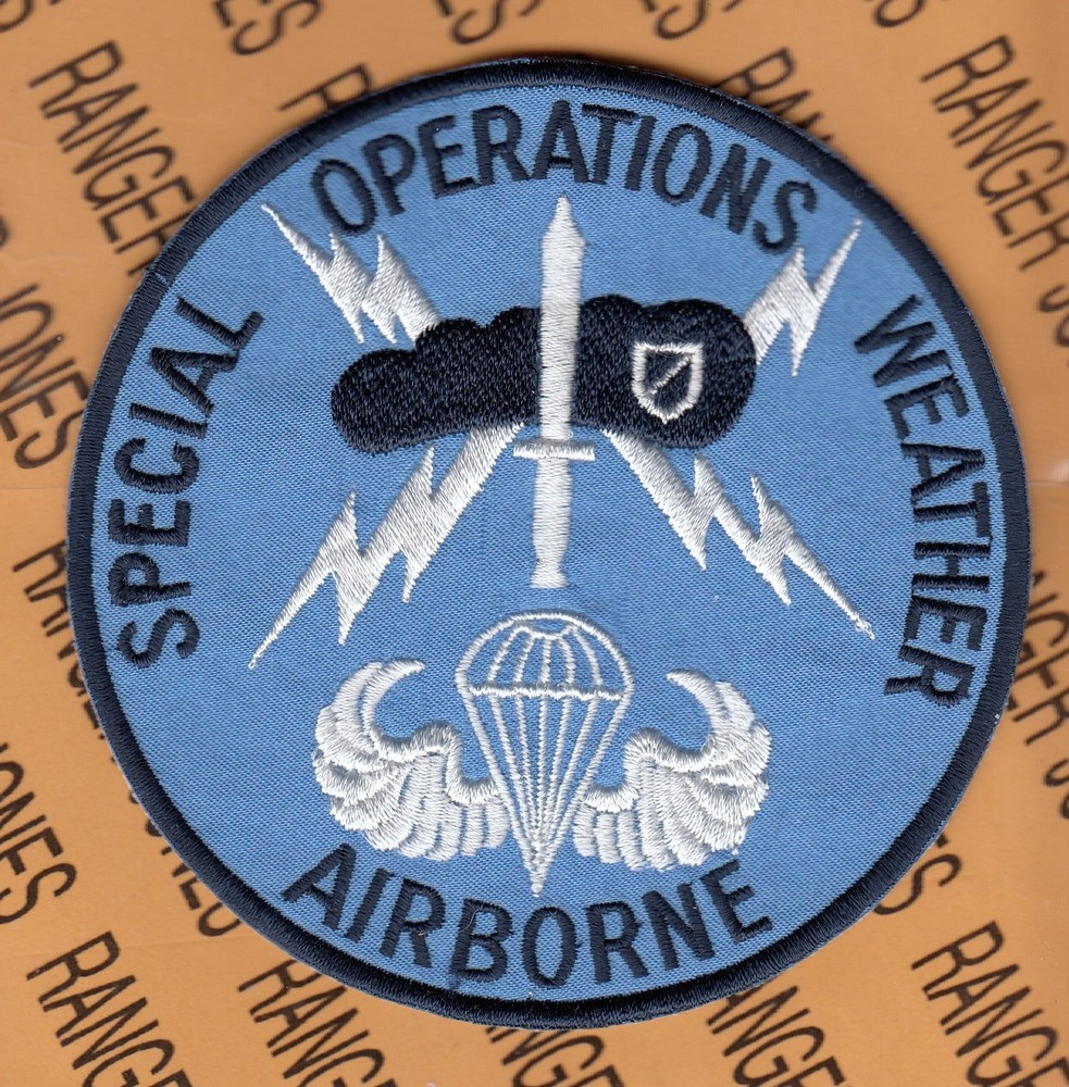 USSOCOM Special Operations Weather Airborne SOW ~4.25" patch c/e