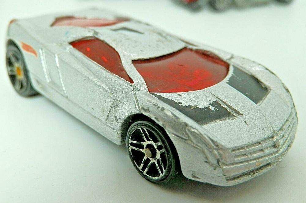 Hot Wheels, Super Car, 4 car Bundle from 1997-2002, Super Mod, Side Draft, Rocke