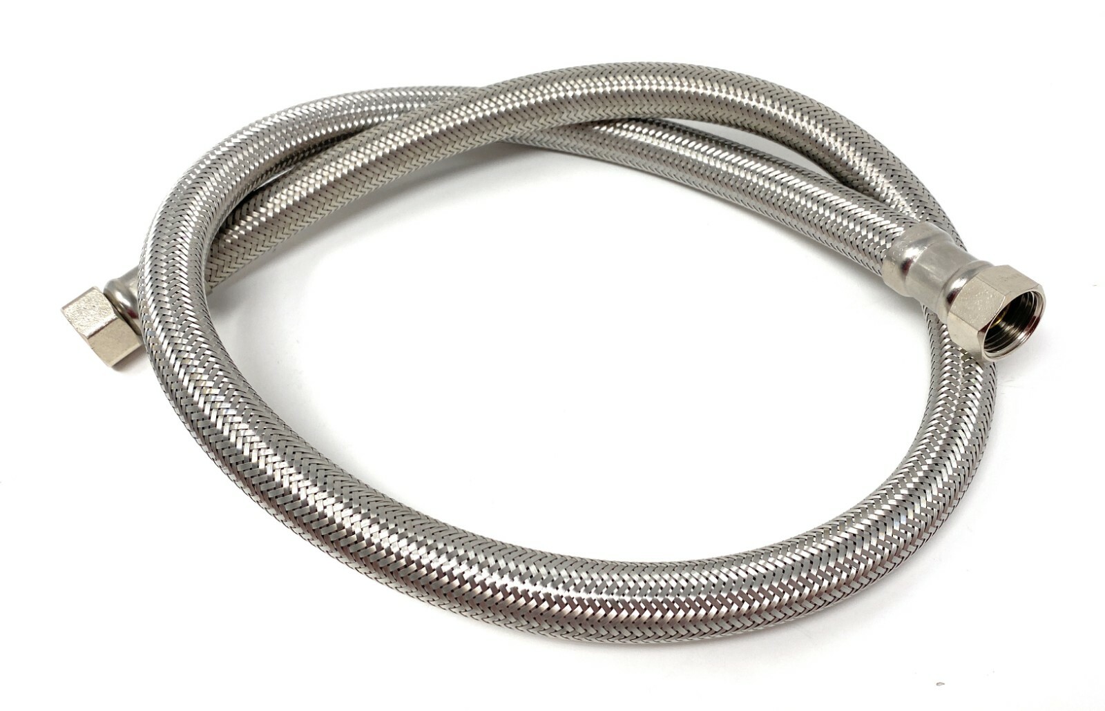 1/2" Water Heater Boiler Hose Flexible Braided Stainless Steel High Pressure