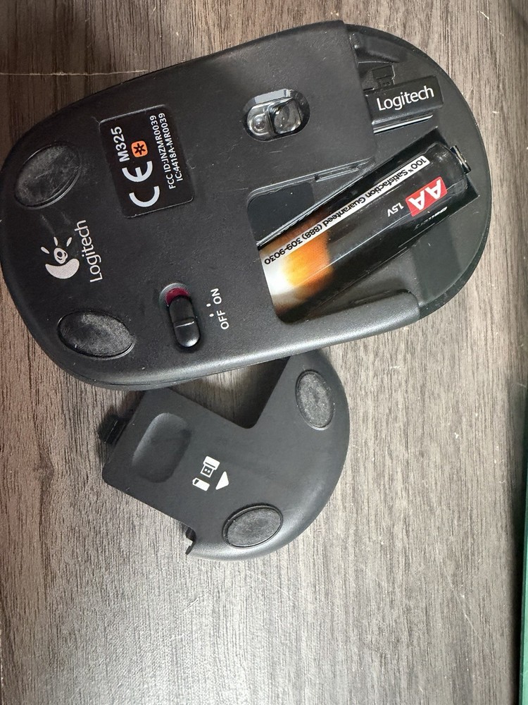 Logitech Wireless Keyboard & Mouse Combo M325, Quiet Keys, Full-Size Mouse, USB