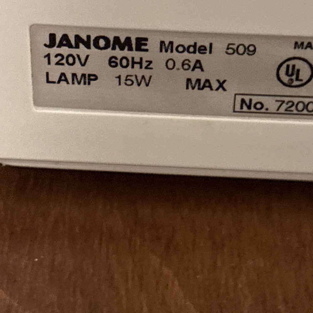 JANOME Sewist 509 Sewing Machine