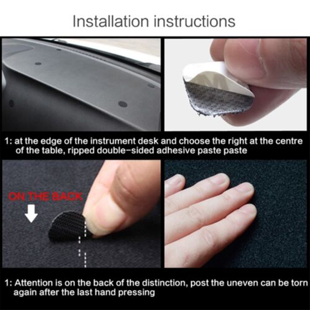 for Mazda MX-5 NC 2006-2014 MX5 Dashboard Pad Dash Mat Dashmat Polyester RED