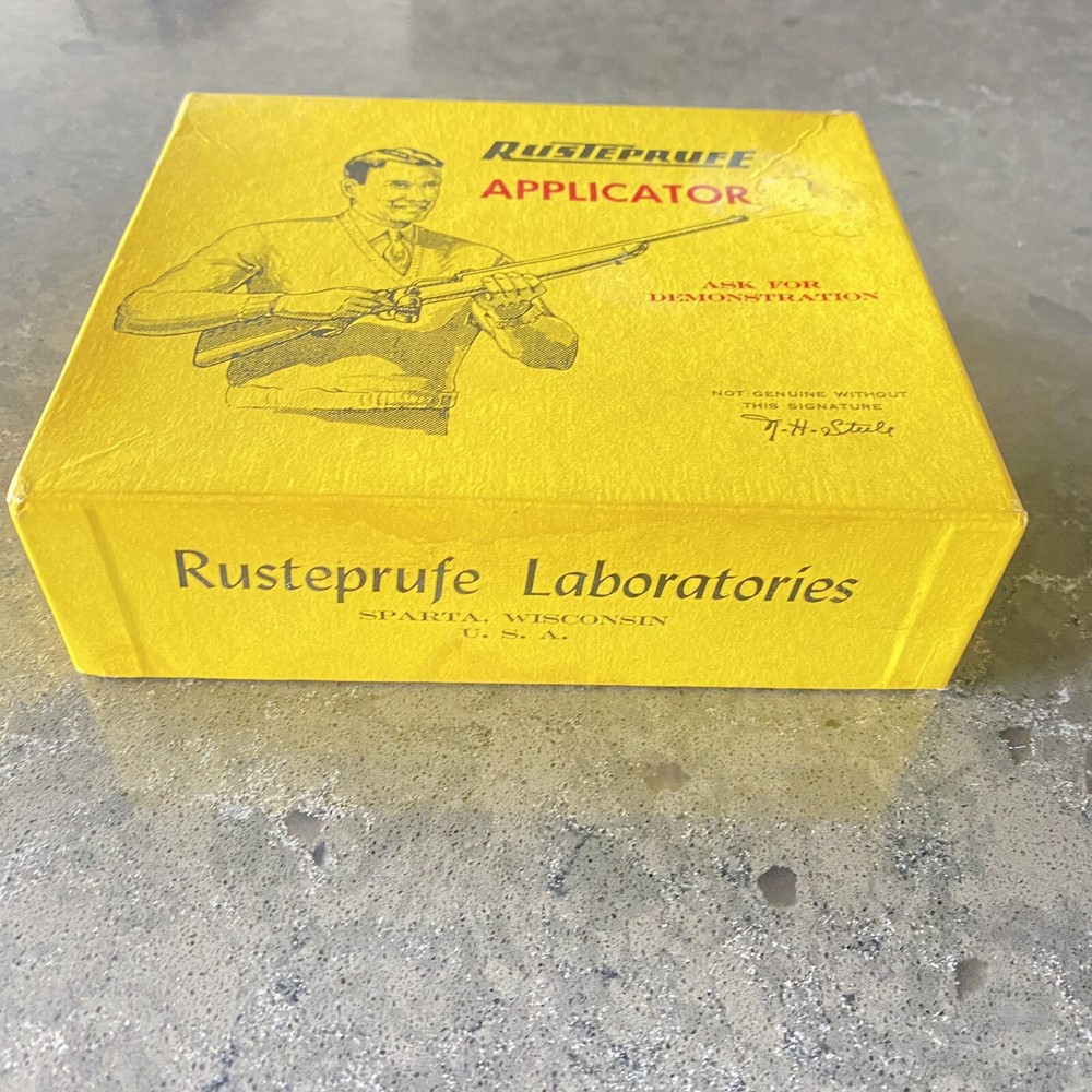 NEW OLD STOCK Rusteprufe Applicator Vaporizer Rusteprufe Laboratories Rust Proof