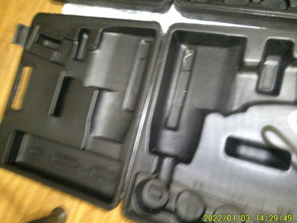 2 THE SAME EMPTY CHICAGO PNEUMATIC PLASTIC CASES IMPACT WRENCH SOCKETS