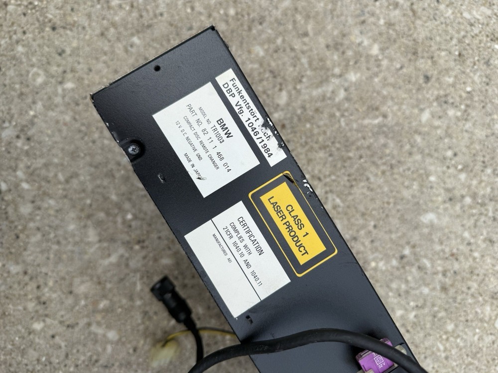 BMW E31 E32 E34 E36 E38 CD CHANGER 6 DISC PLAYER MAGAZINE UNIT MODULE CDX M91
