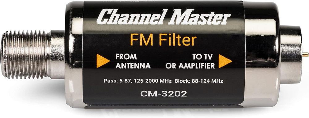 FM Filter – Reduces Pixelation & Signal Issues from FM Interference, Indoor/Outd