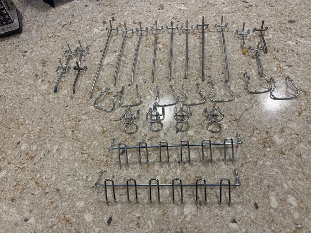 Pegboard Accessories for Organizing Tools in Workshop, Garage