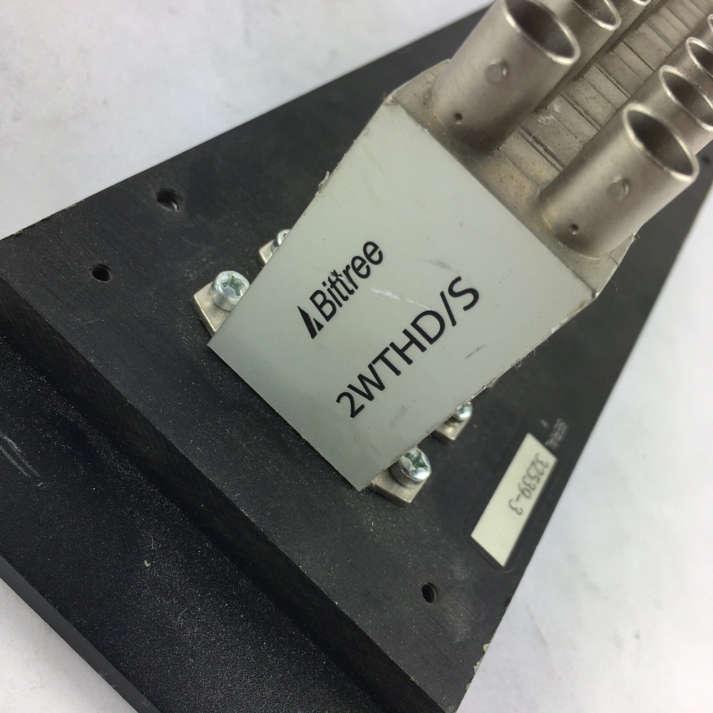 Bittree B52T-2WTHD 2x26 2RU Panel Black Normalling Terminating Audio Patchbay