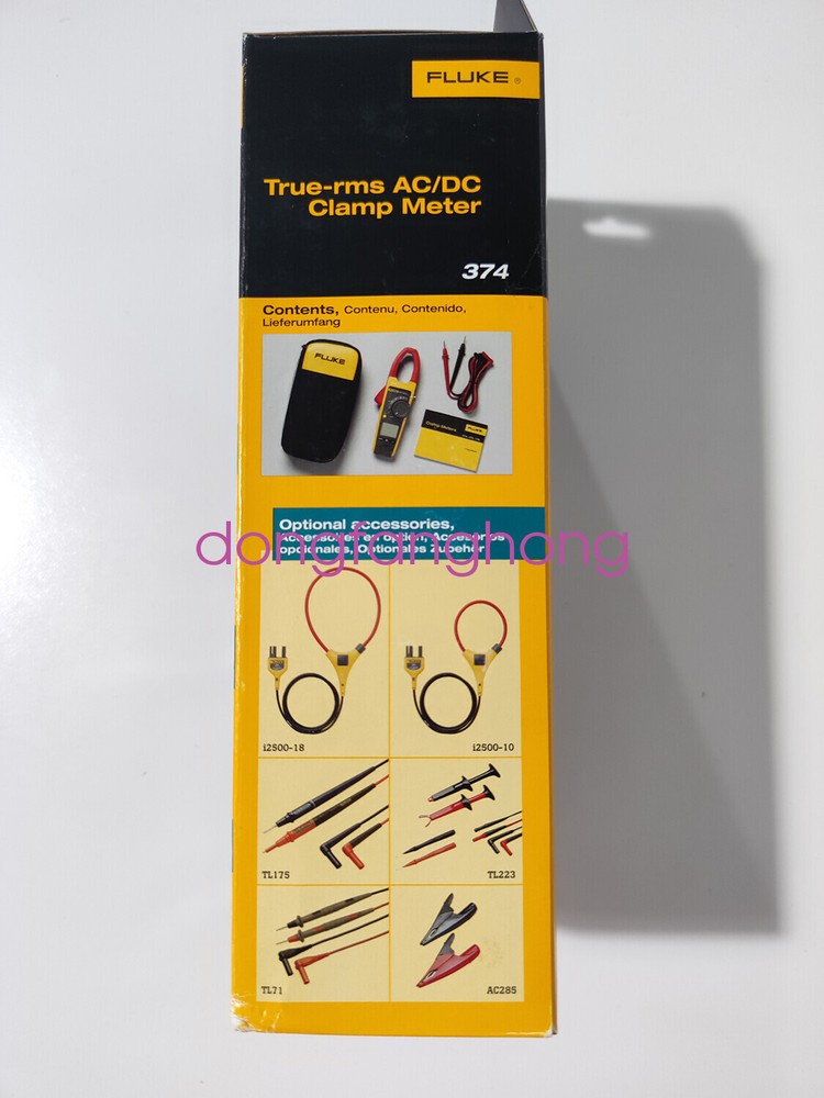 Fluke 374 True RMS AC/DC Clamp Meter with Case FedEx or DHL or UPS