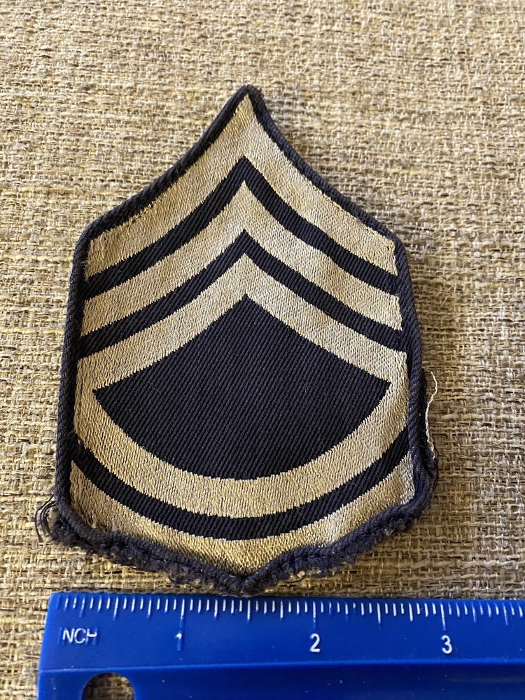 WWII US ARMY Technical Sergeant Enlisted Rank Patch INV9433