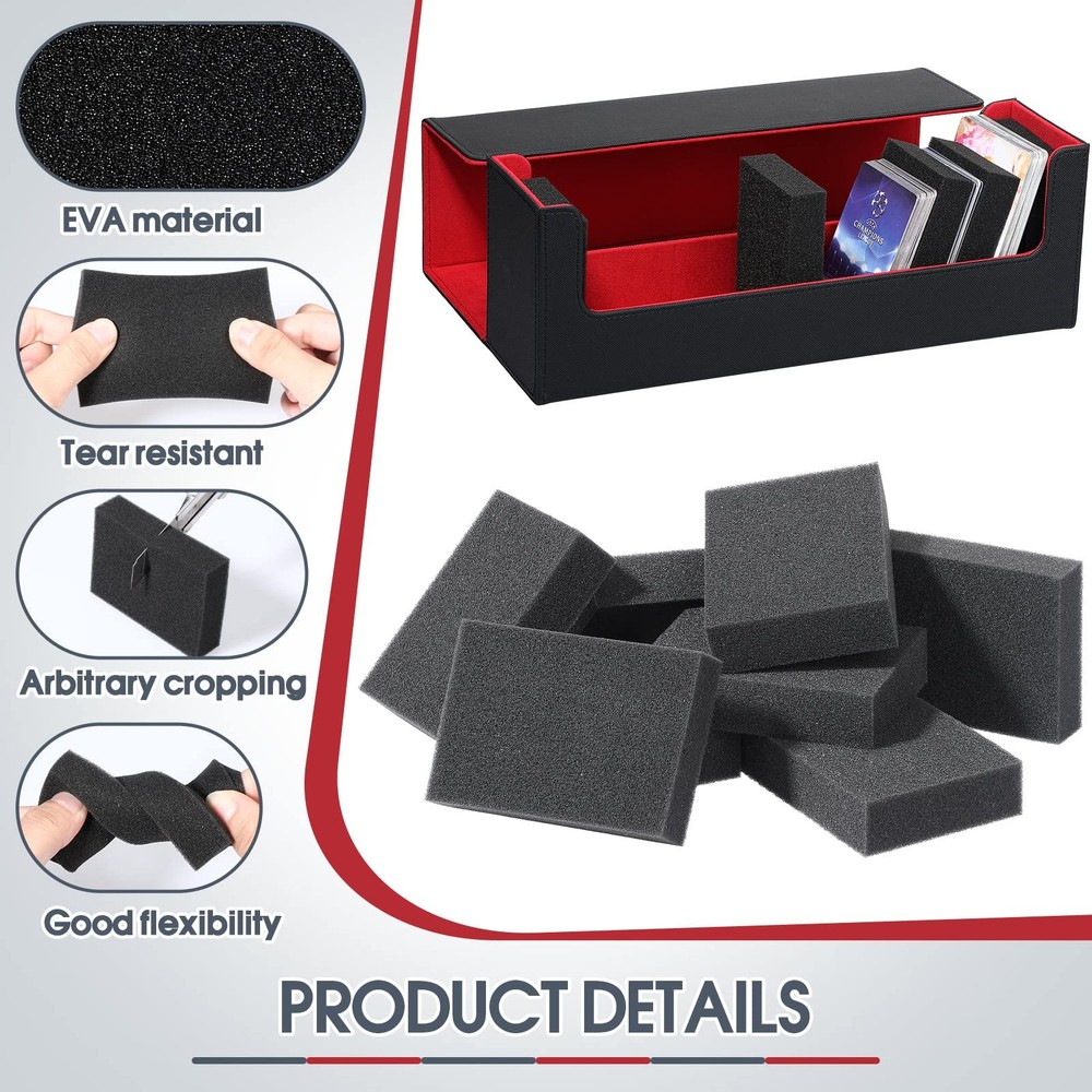 Card Dividers for Storage Boxes Trading Box Medium, Black