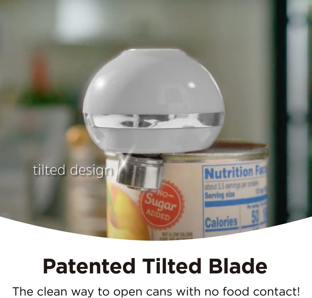 Smooth Edge Can Opener: Easy One-Press Operation