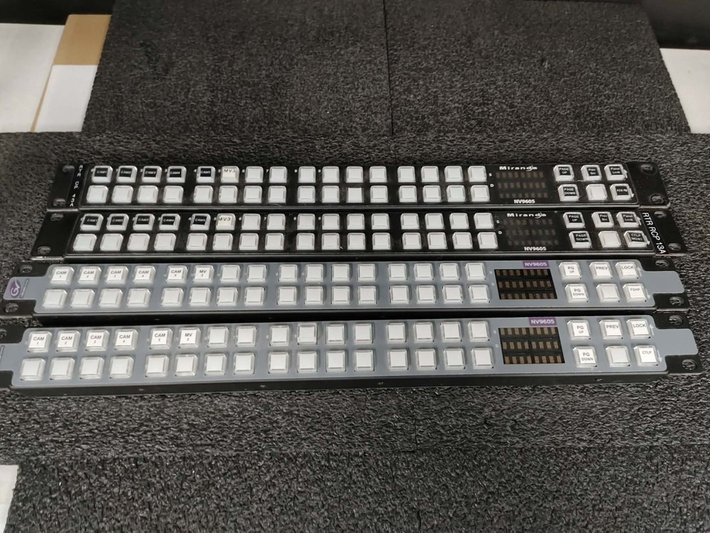 Belden GV Miranda NVision NV9605 1RU Multimode Paging Shallow Control Panel