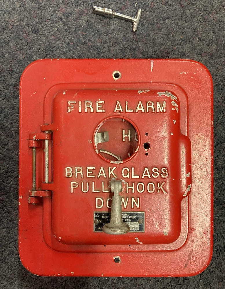 Endicott Private Fire Alarm Call Box Front Plate