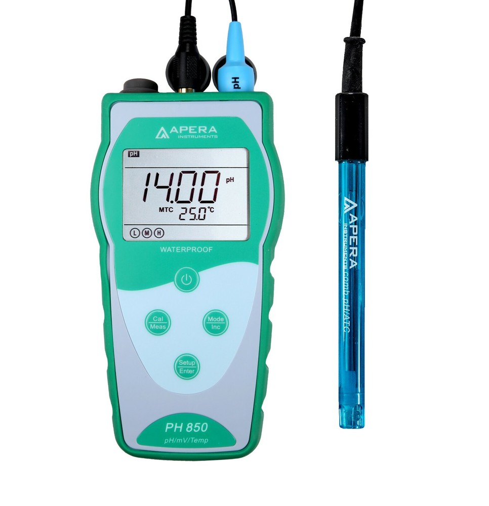 Apera Instruments Value Series PH850 Portable Handheld pH Meter Kit