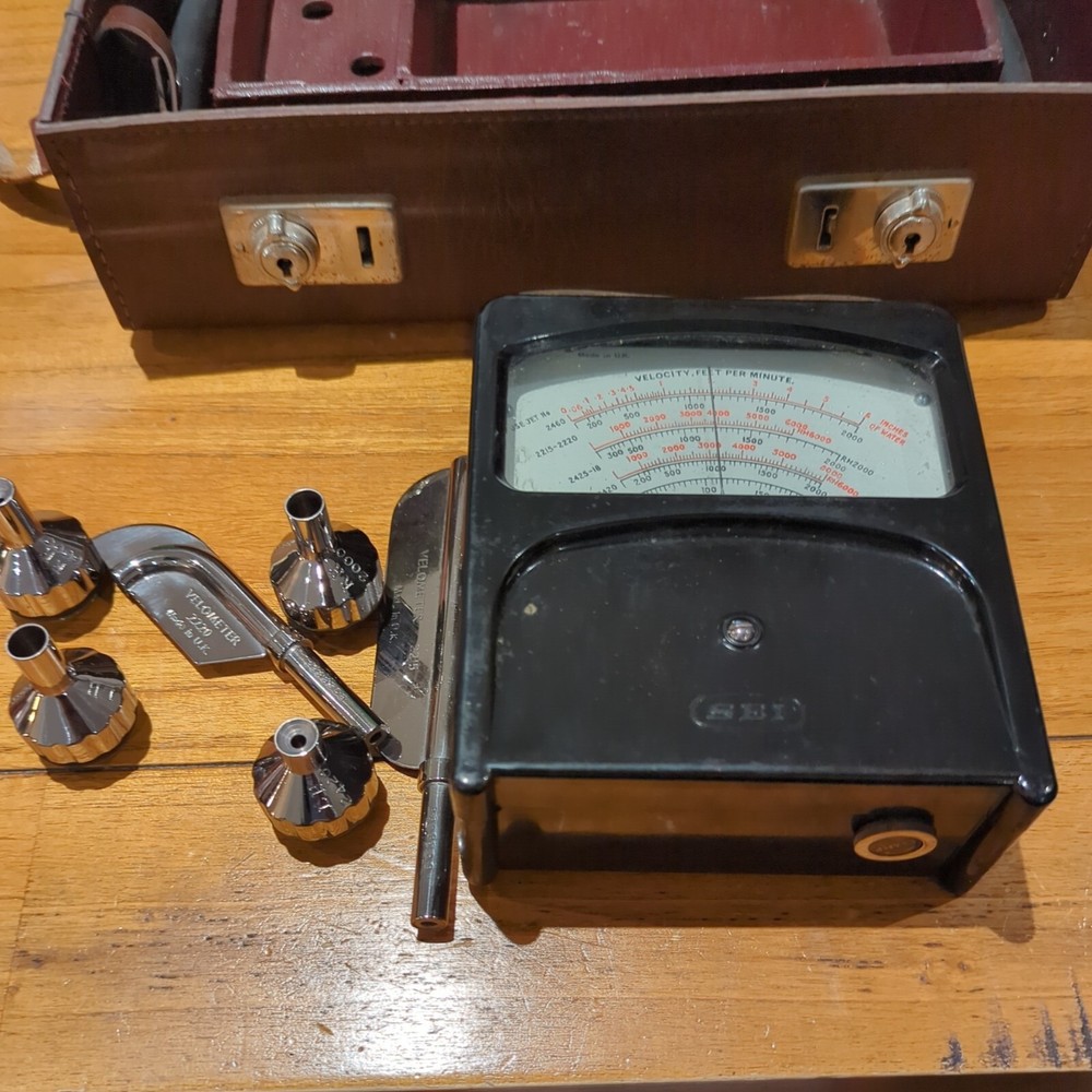 Vintage Velometer by Metropolitan-Vickers Electrical Co Ltd.