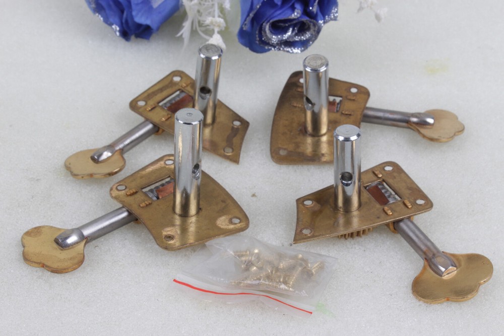 New 1set 4/4 Cello Peg String Winder Conjoined Brass machine Head cello Pegs