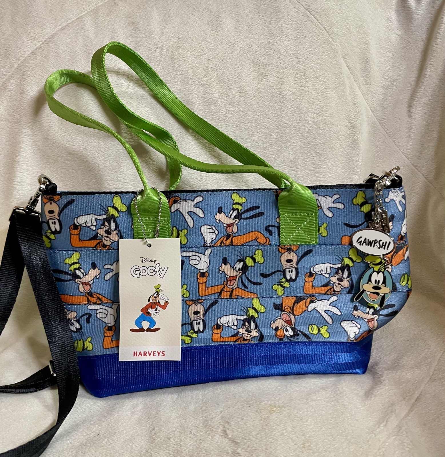 Harveys Disney Goofy - Streamline Baguette, Dust Bag, Shopper Tote & Coin Purse