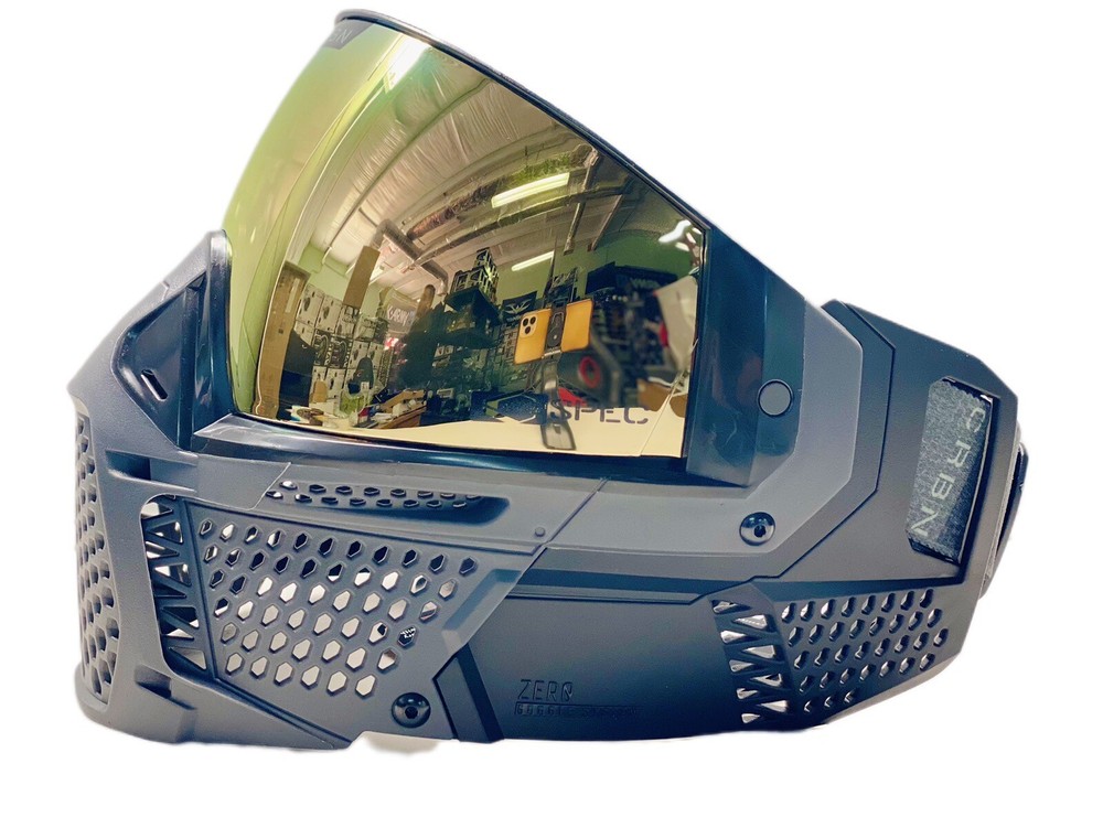 NEW Carbon CRBN Zero SLD Paintball Mask (Less Coverage) - Coal.