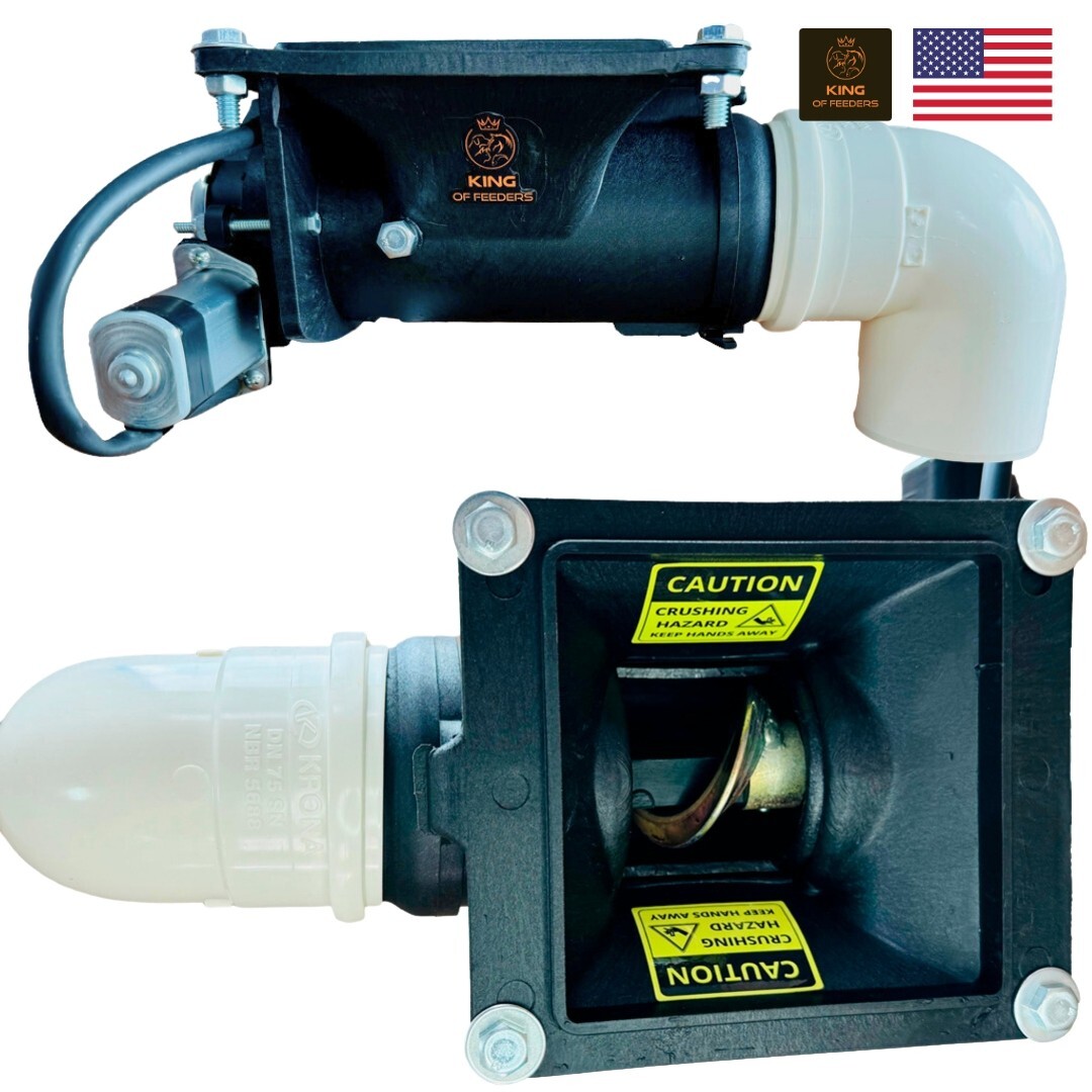 Automatic Feeder for Goats, Sheep, and Lambs, Food Dispenser with Timer