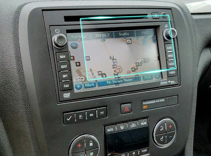 Crystal Clear Screen Protector for 2012 Buick Enclave Vehicle Navigation