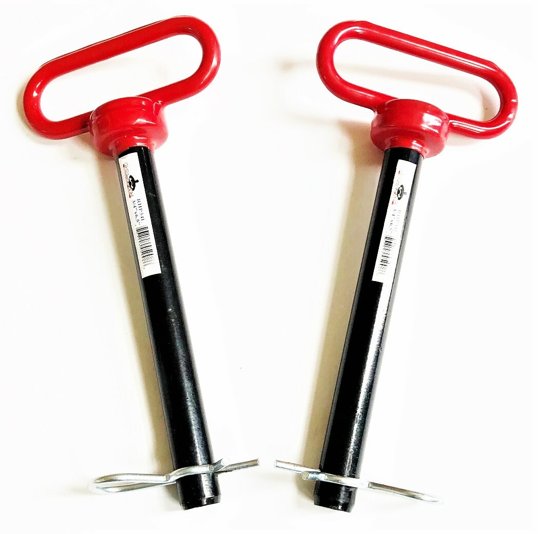 5 GOLIATH INDUSTRIAL RED HANDLE 3/4 X 7" TRACTOR HITCH PINS WAGON TRAILER RHP34L
