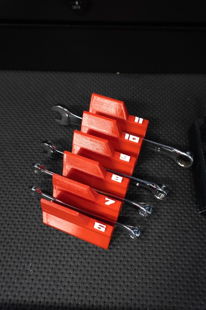 Wrench Organizer Metric Or SAE | Toolbox Insert for Combination Wrenches