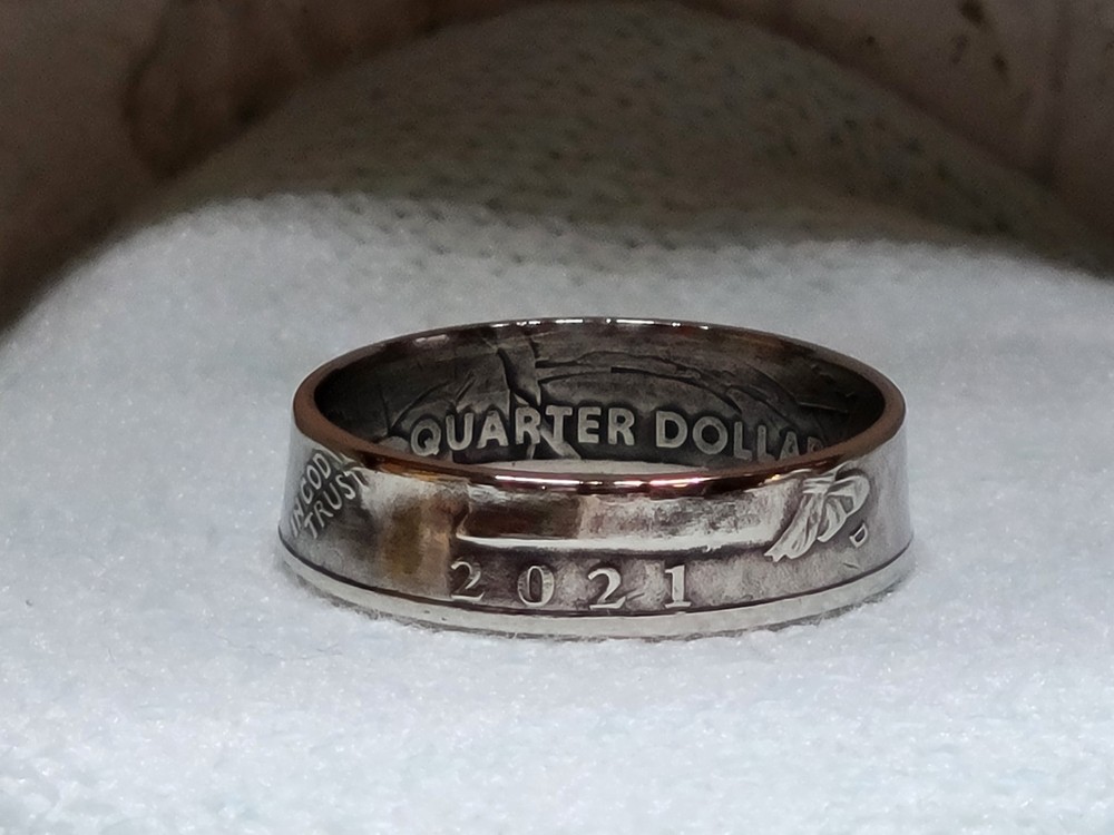 2021 - Size 10 Dated Quarter Coin Ring