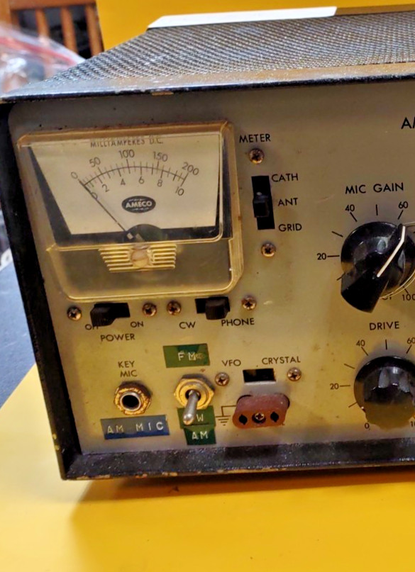 Nice Vintage Ameco Model  TX-62 2 & 6  radio transmitter