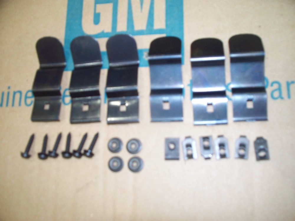 69 Chevy Camaro  DASH PAD MOUNTING INSTALLATION KIT set clips & screws   22 pc